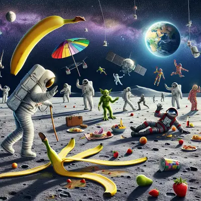 The Dark Side of the Moonwalk: 5 Hysterically Outlandish Space Misadventures!