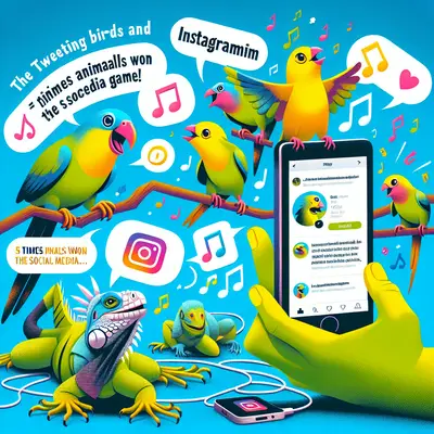 The Tweeting Birds and Instagramming Iguanas: 5 Times Animals Won the Social Media Game!
